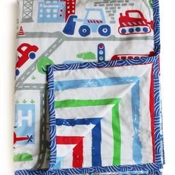 Silverlinen Cotton Reversible Dohar Street Print - Multicolor-picture-9