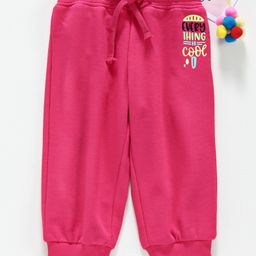 Vitamins Lounge Pant Text Print - Pink-image-35