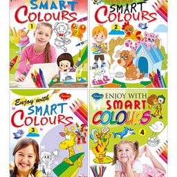 Sawan Enjoy with Smart Colours Book Part 1 to 4 Pack of 4 - English-20