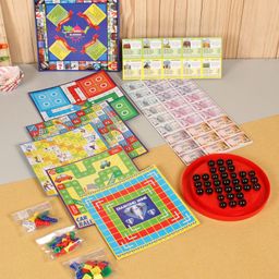 Ratnas 7 In 1 Family Board Game - Multicolor-13