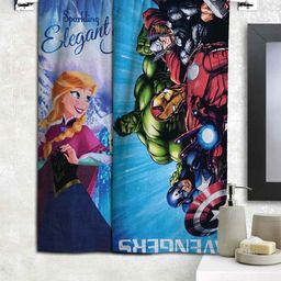 Athom Trendz Disney Frozen & Marvel Avengers Bath Towels Set of 2 - Multicolour-image-37