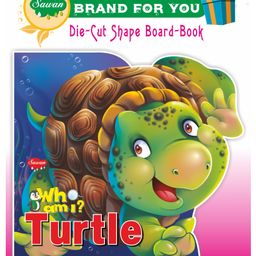 Sawan Who Am I Turtle Die-Cut Shape Board Book - English-18