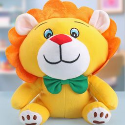 Babyhug Baby Lion Soft Toy Yellow - Height 25 cm-26