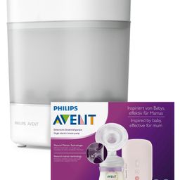 Avent Advanced Bottle Sterilizer & Electric Breast Pump - White-16