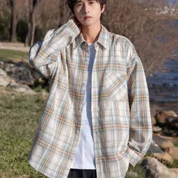 StyleCast Men Windowpane Checks Opaque Checked Casual Shirt-image-66