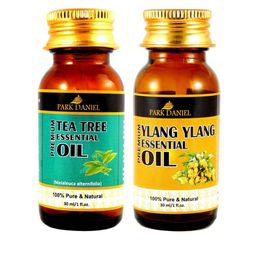 Park Daniel Set Of 2 Pure Natural & Organic Tea Tree & Ylang Ylang Oils - 30 ml Each-18