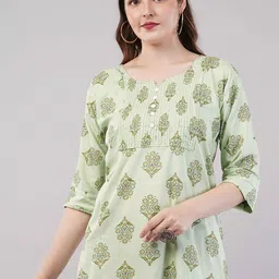 JIDI FASHION Women Floral Printed Straight Kurtis-picture-41