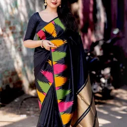 Parampara Ethnic Banarasi Silk Saree With Impressive Blouse Piece-picture-28