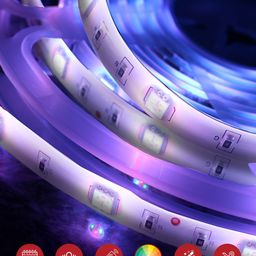 Lifelong Smart LED Strip Lights With App & Remote image 2