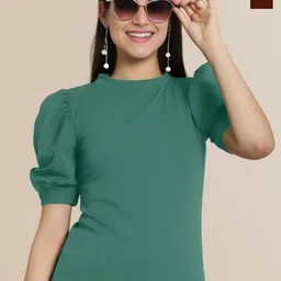 Mast & Harbour Pack of 2 Puff Sleeves Top-picture-33