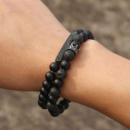 Designs & You Men Silver-Plated Bracelet-22