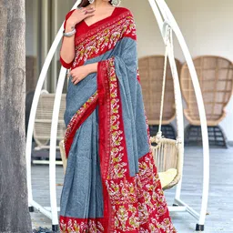 DIVASTRI Batik Block Printed Saree-picture-35