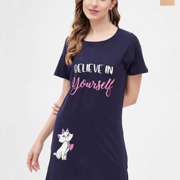 Christy World Pack Of 2 Printed Longline Lounge Tshirts-picture-27