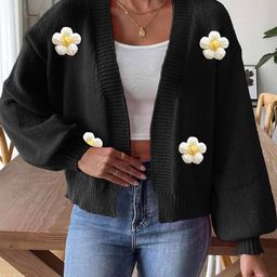 bebe Women Cardigan with Applique Detail-image-12