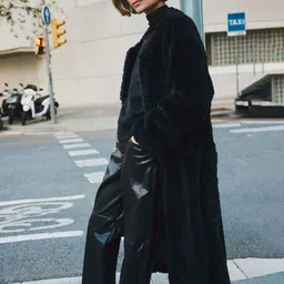 H&M Fluffy Tie-Belt Coat-picture-29