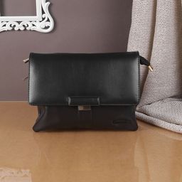 Metro PU Structured Sling Bag with Bow Detail-19