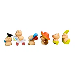 Wonderland 6-Pcs Mini Pigs Miniature Garden Figurines-55