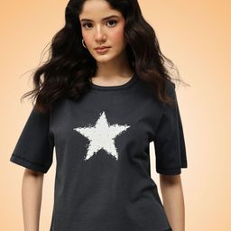 Espresso Women Printed Pure Cotton T-shirt-image-94