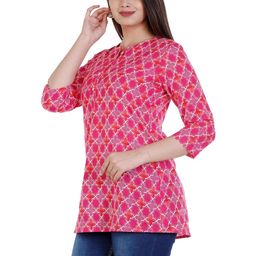 CORSICA Geometric Print Cotton Top-picture-15