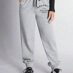 TABADTOD Women Printed Relaxed Loose Fit Joggers Trousers-picture-44