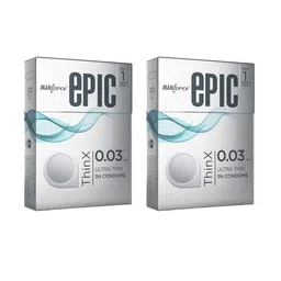 Manforce Men Set Of 2 Epic ThinX Ultra Thin Condoms- 3 Pcs Each-13