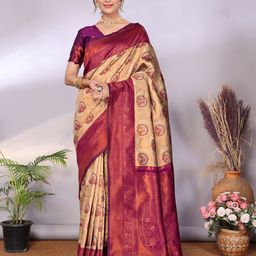 AVANTIKA FASHION Woven Design Zari Pure Silk Banarasi Saree-image-44
