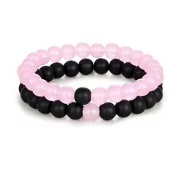 Divine souvenirs Unisex Set Of 2 Artificial Beaded Elasticated Bracelets-49