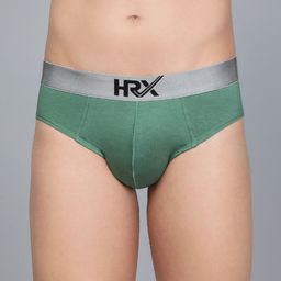 HRX by Hrithik Roshan Basic Briefs Ultrasoft Elastic Waistband HRX_BRF_001_GN/BLK/_1PC-picture-30
