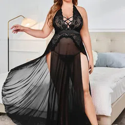 Beera Halter Neck Baby Doll-image-45