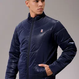 The Indian Garage Co Men Quilted Jacket with Patchwork-picture-19