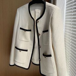 Alamode By Akanksha Women Geometric Woollen Crop Parka with Patchwork Jacket-12