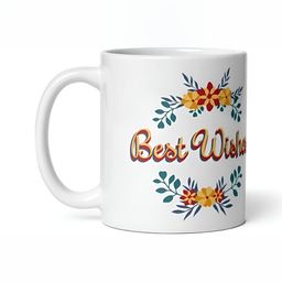 Mr UVD White & Green Printed Ceramic Glossy Mugs Set of Cups and Mugs-image-18