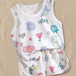 FOREVER FRIDAY Boys Printed Round Neck T-shirt with Shorts-picture-7