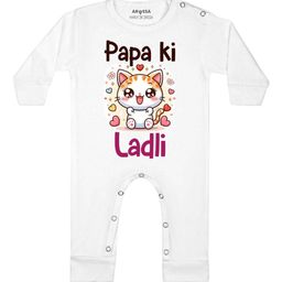 Arvesa Papa Ki Ladli Printed Bodysuit-image-92