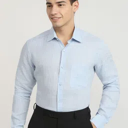 Raymond Contemporary-Fit Semicutaway Formal Shirt-image-93