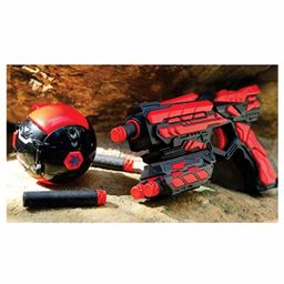 Yamama High Speed Toy Gun Set with Foam Bullets & Explosion Ball  - Red image 3