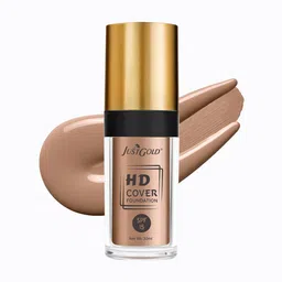 JUSTGOLD HD Cover Foundation SPF 15 - 30 ml - Fudge-33