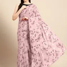 BUTA BUTI Floral Printed Pure Cotton Saree-image-79