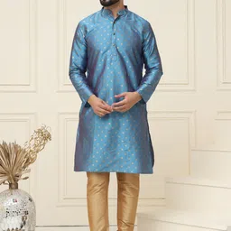 SOJANYA Men Regular Kurta with Churidar image 1