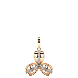 VALANOVA 14K Rose Gold 0.34 Ct Lab Grown Diamond Pendant-picture-3