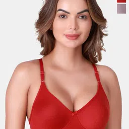 SKDREAMS Women Pack of 2 Full Coverage T-Shirt Bras-49