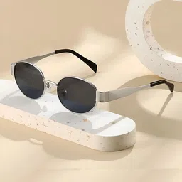 FUNGLASSES Unisex Round Sunglasses with UV Protected Lens 5888-picture-32