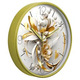 RANDOM Black & White Printed Traditional Round Shaped Wall Clock image 4