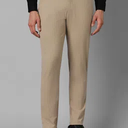 Louis Philippe Sport Men Slim Fit Solid Flat Front Formal Trousers-image-52