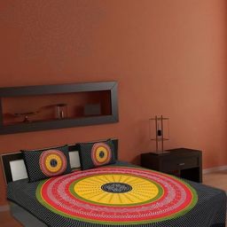 E Elma Unisex Black Bedsheets-image-89