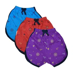 NEW TRINATH HOSIERY Girls Pack Of 3 Graphic Printed Hot Pants Shorts-image-81