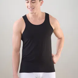 Park Avenue Round Neck Anti-Bacterial Bamboo Basic Innervests-picture-18