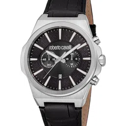 Roberto Cavalli Dominio Men Leather Straps Analogue Watch RC5G150L0025-picture-9