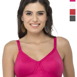 College Girl Pack Of 4 Full Coverage Lightly Padded Minimizer Bra-picture-52
