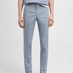 MANGO MAN Super Slim Fit Formal Trousers-image-76